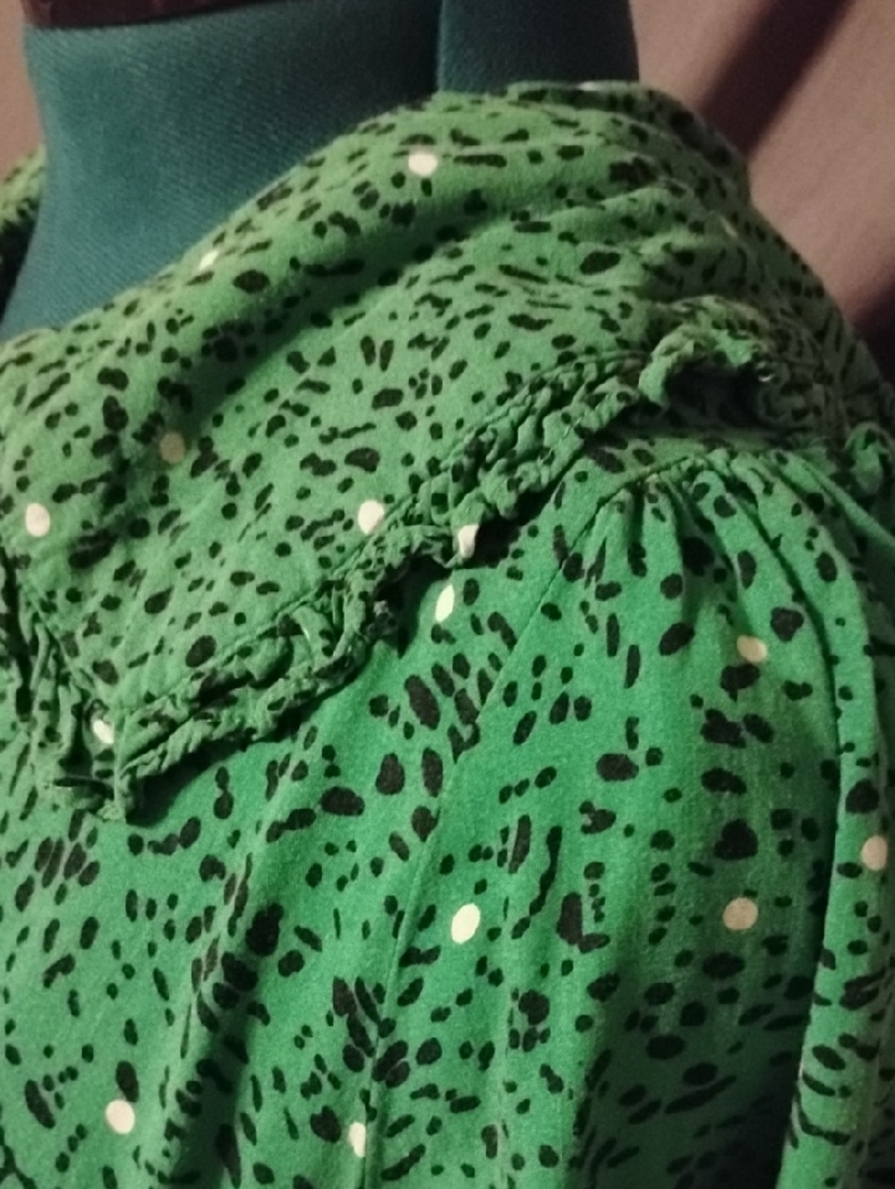 Who What Wear -Green Printed Dress- Size XXL - Picture 9 of 16